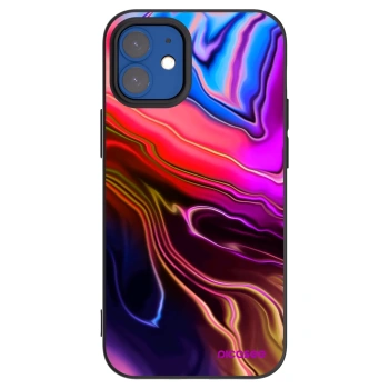 Picasee silikónový čierny obal pre Apple iPhone 12 mini - Electric
