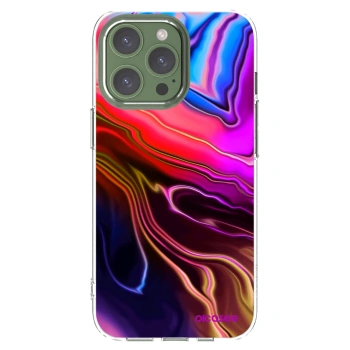 Picasee silikónový prehľadný obal pre Apple iPhone 13 Pro - Electric