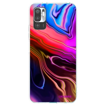 Picasee silikónový prehľadný obal pre Xiaomi Redmi Note 10 5G - Electric