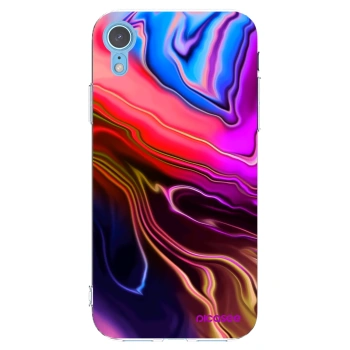 Picasee silikónový prehľadný obal pre Apple iPhone XR - Electric