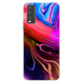 Picasee silikónový prehľadný obal pre Vivo Y20s - Electric
