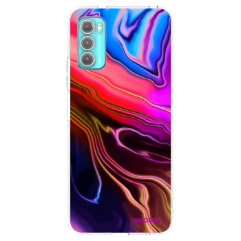 Picasee silikónový prehľadný obal pre Motorola Moto G60 - Electric
