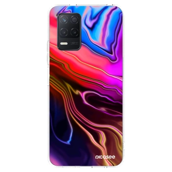 Picasee silikónový prehľadný obal pre Realme 8 5G - Electric