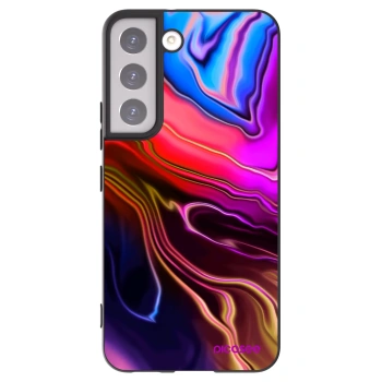 Picasee silikónový čierny obal pre Samsung Galaxy S22 5G - Electric