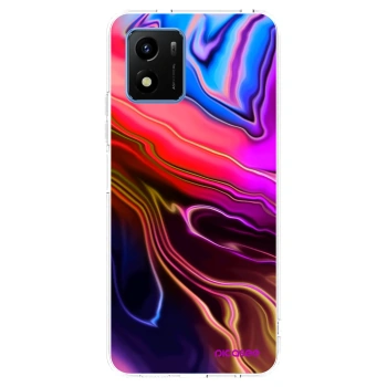 Picasee silikónový prehľadný obal pre Vivo Y01 - Electric