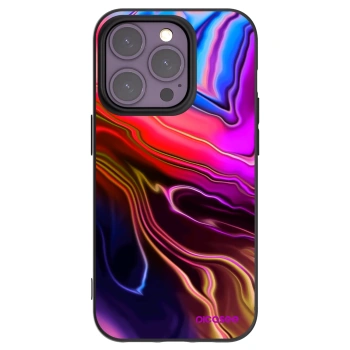 Picasee silikónový čierny obal pre Apple iPhone 14 Pro - Electric