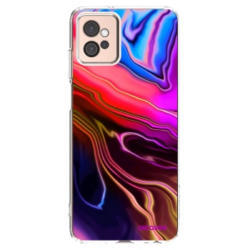 Picasee silikónový prehľadný obal pre Motorola Moto G32 - Electric