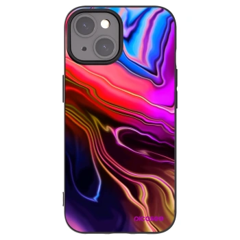 Picasee silikónový čierny obal pre Apple iPhone 15 - Electric