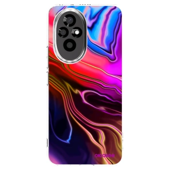 Picasee silikónový prehľadný obal pre Honor 200 Pro 5G - Electric