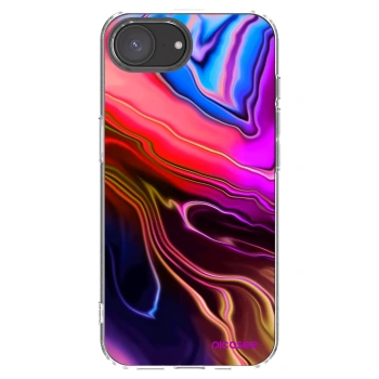Picasee silikónový prehľadný obal pre Apple iPhone 16e - Electric