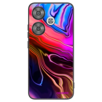 Picasee silikónový čierny obal pre Xiaomi Poco F6 - Electric