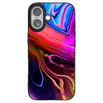 Picasee silikónový čierny obal pre Apple iPhone 17 - Electric
