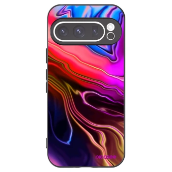 Picasee silikónový čierny obal pre Google Pixel 9 Pro XL - Electric