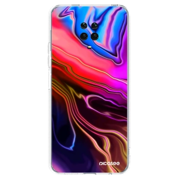 Picasee silikónový prehľadný obal pre Xiaomi Redmi Note 9S - Electric