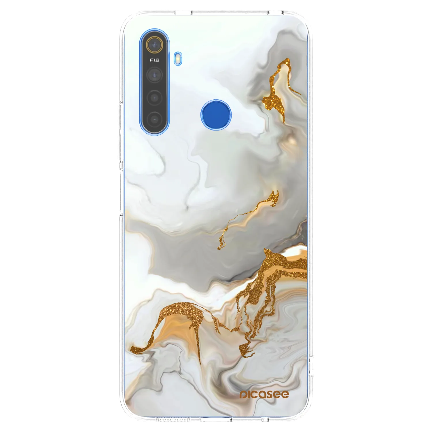 Picasee silikónový prehľadný obal pre Realme 5 - Her