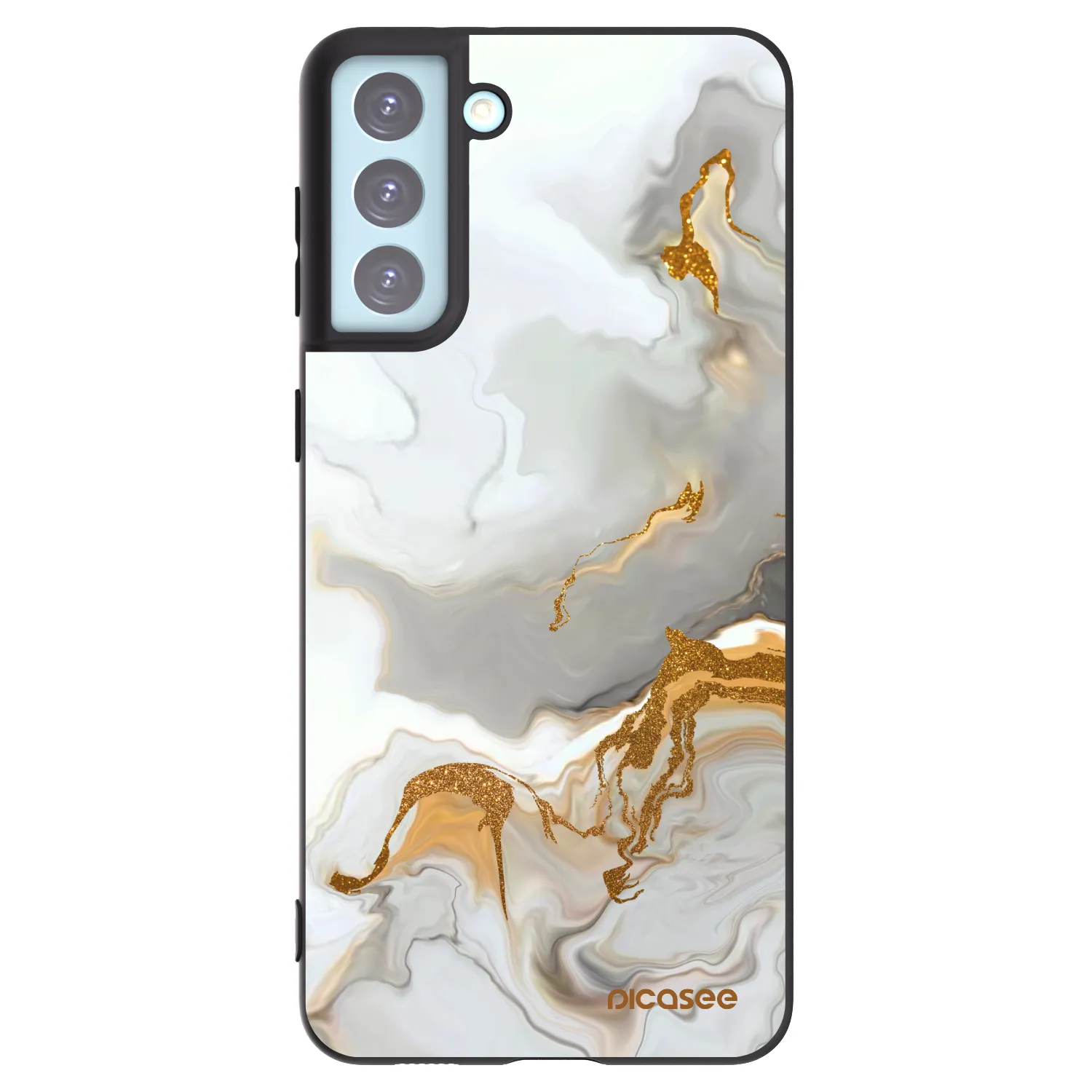Picasee silikónový čierny obal pre Samsung Galaxy S21+ 5G G996F - Her