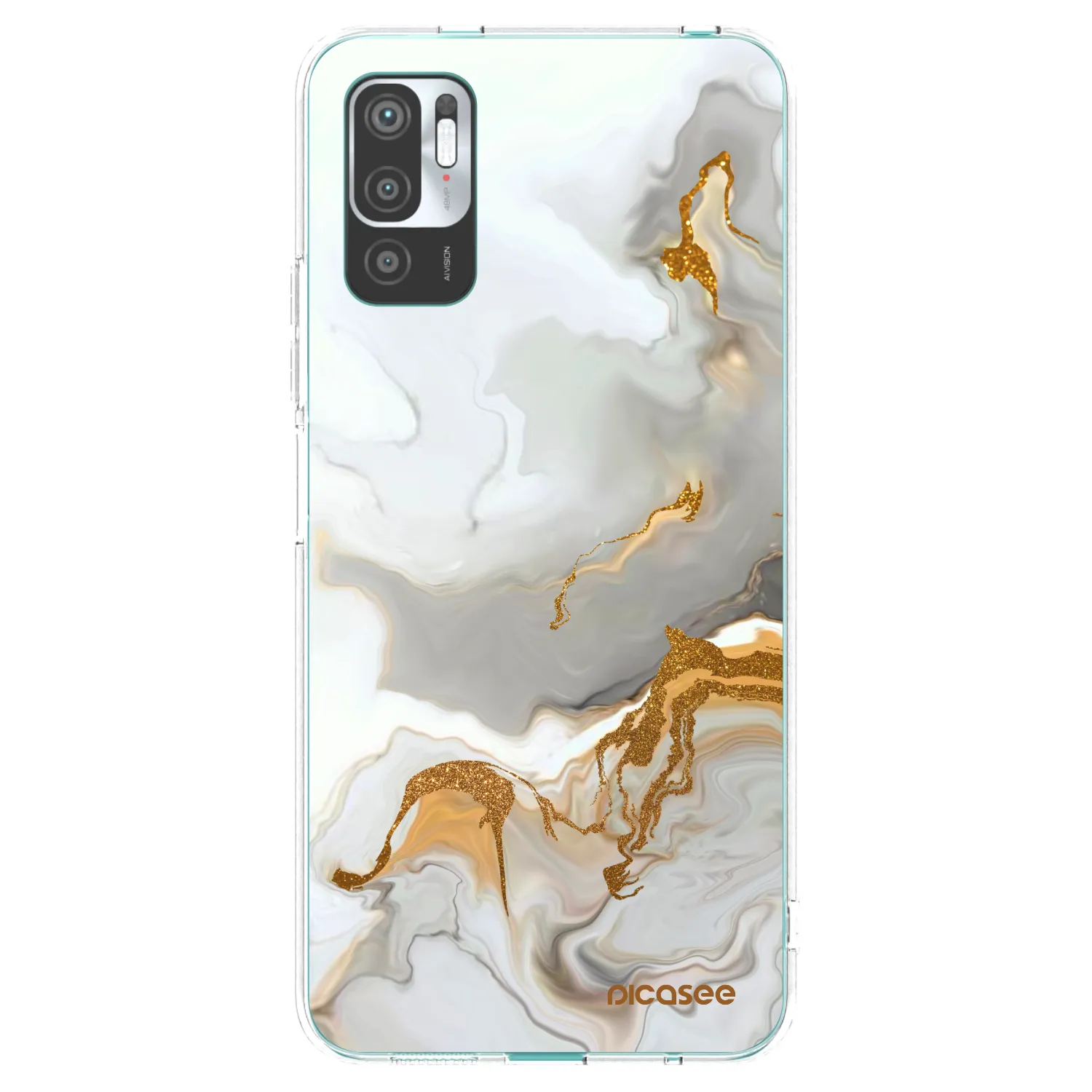 Picasee silikónový prehľadný obal pre Xiaomi Redmi Note 10 5G - Her