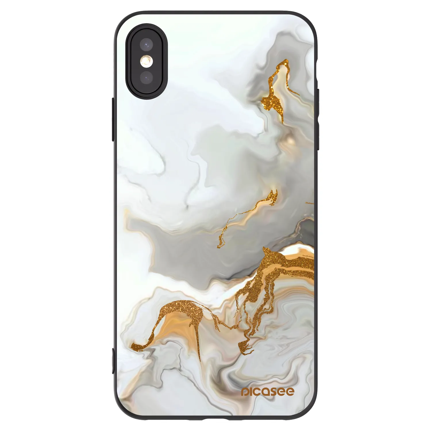 Picasee silikónový čierny obal pre Apple iPhone XS Max - Her