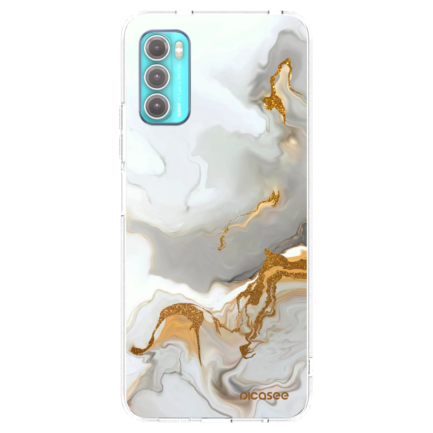 Picasee silikónový prehľadný obal pre Motorola Moto G60 - Her