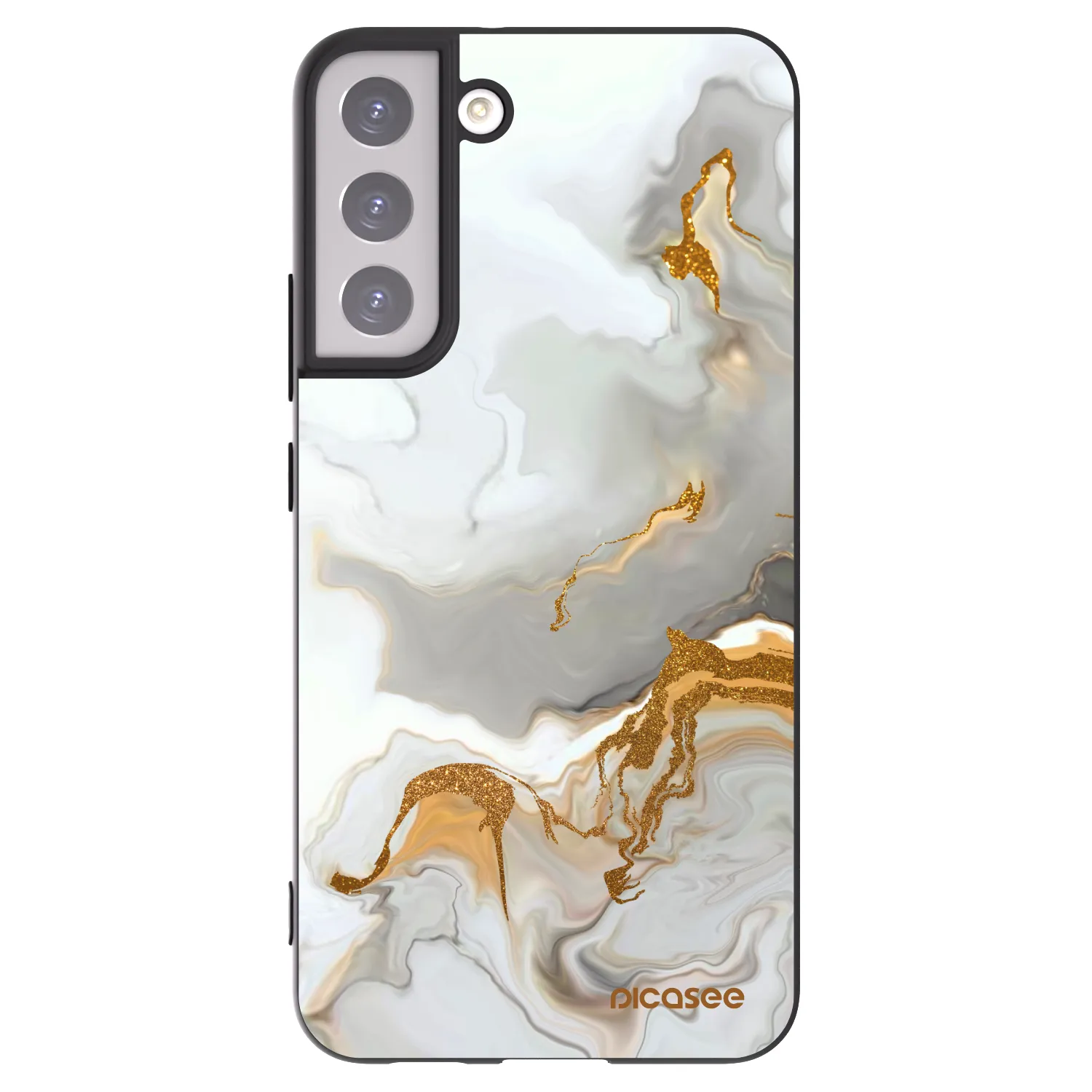 Picasee silikónový čierny obal pre Samsung Galaxy S22+ 5G - Her