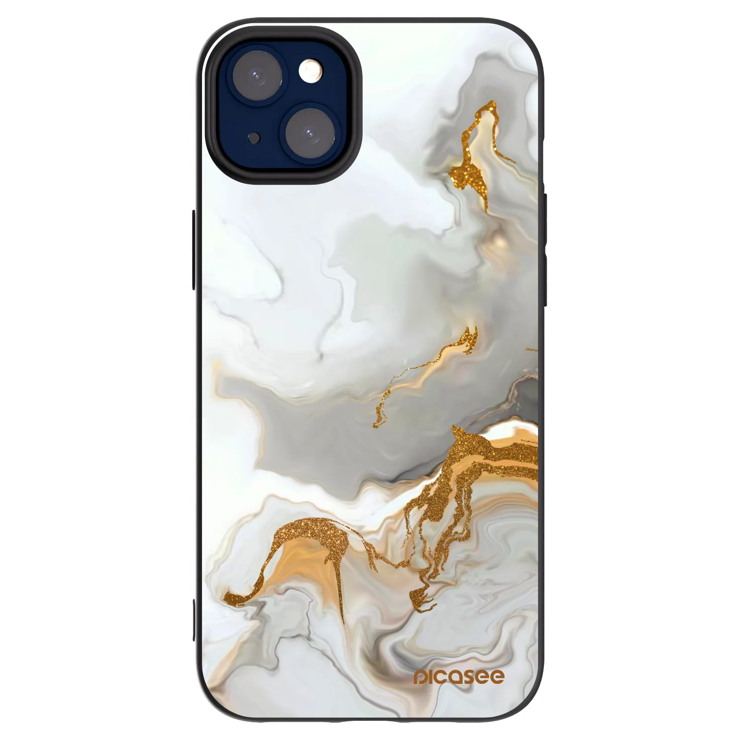 Silikónový čierny obal pre Apple iPhone 14 Plus - Her