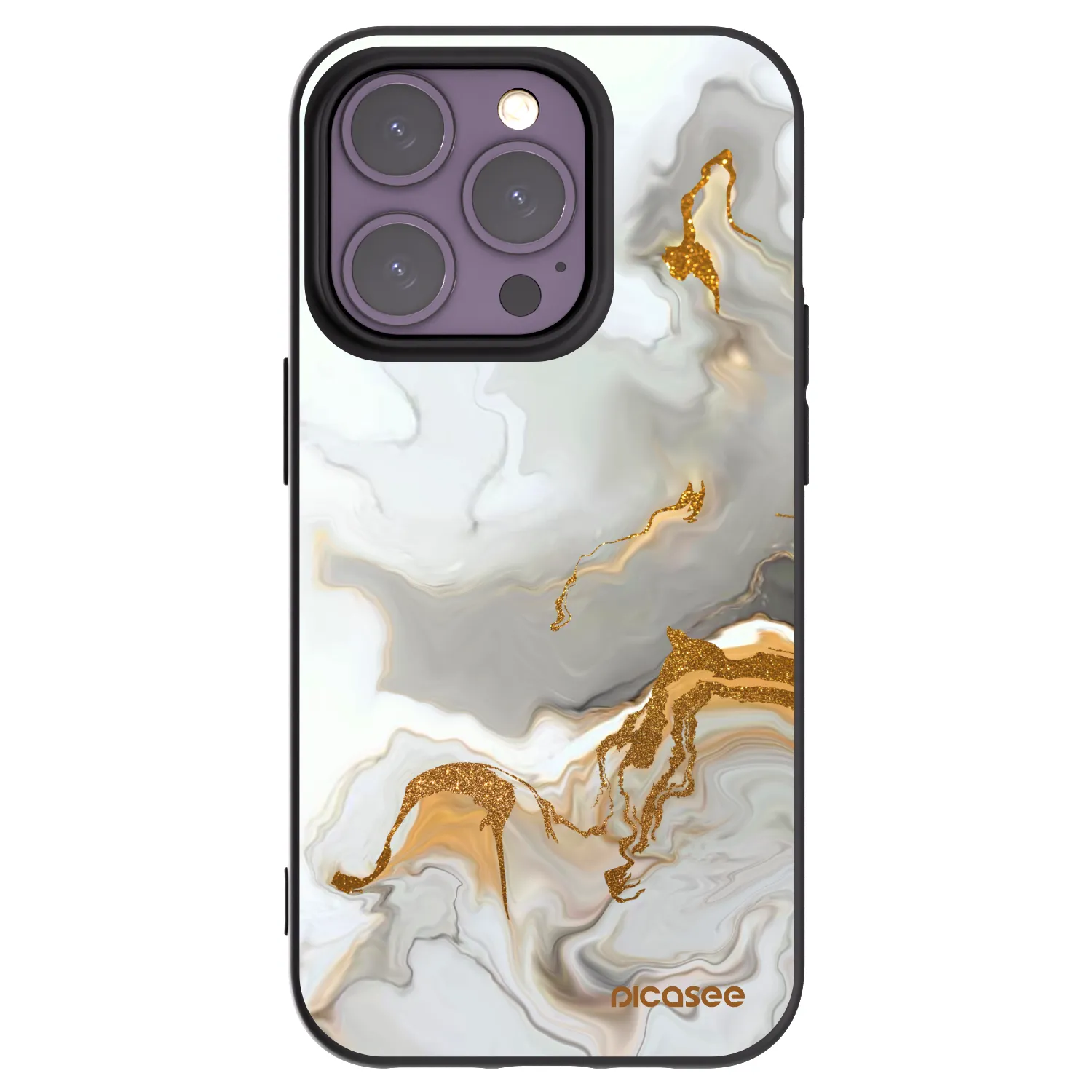 Picasee silikónový čierny obal pre Apple iPhone 14 Pro - Her