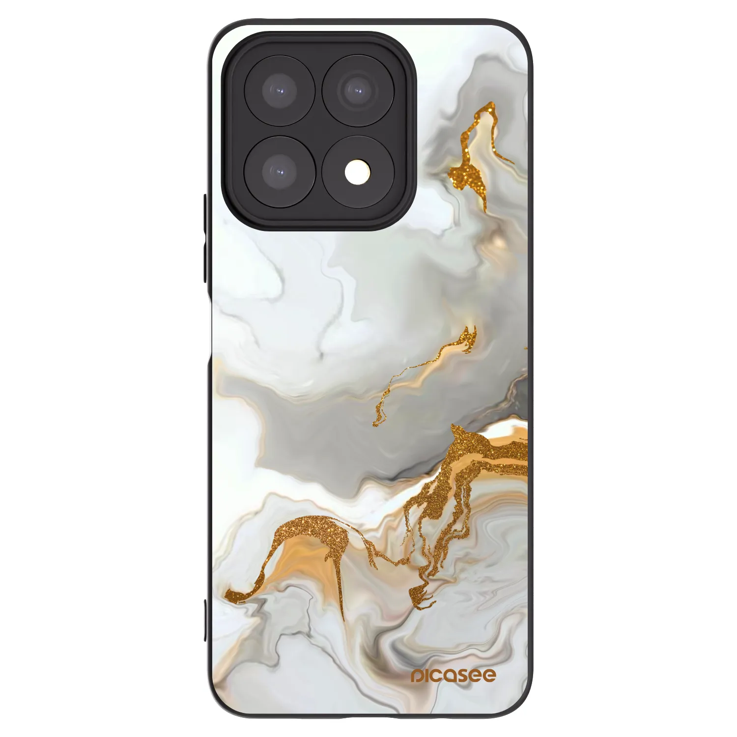 Picasee silikónový čierny obal pre Honor X8a - Her