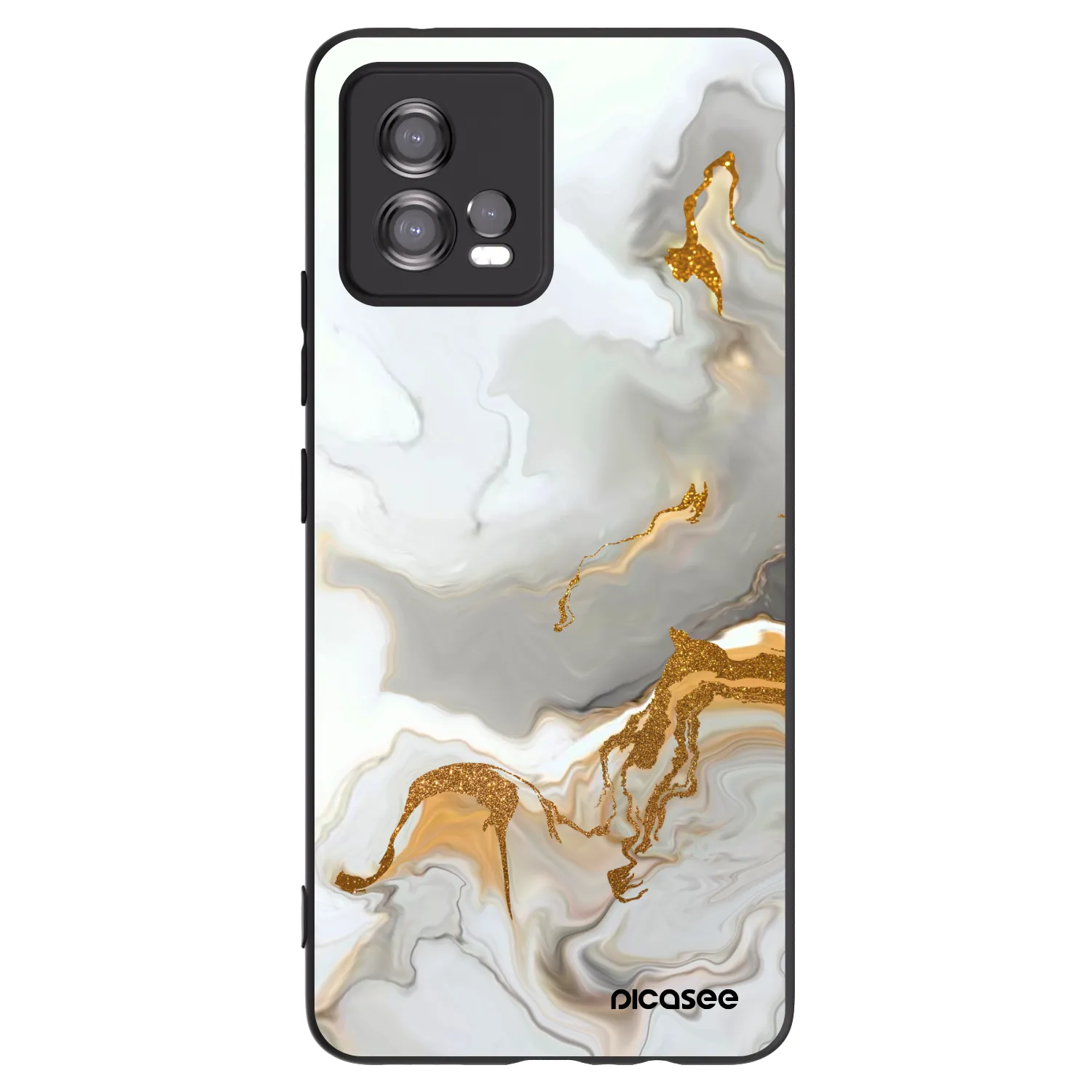 Picasee silikónový čierny obal pre Motorola Moto G72 - Her