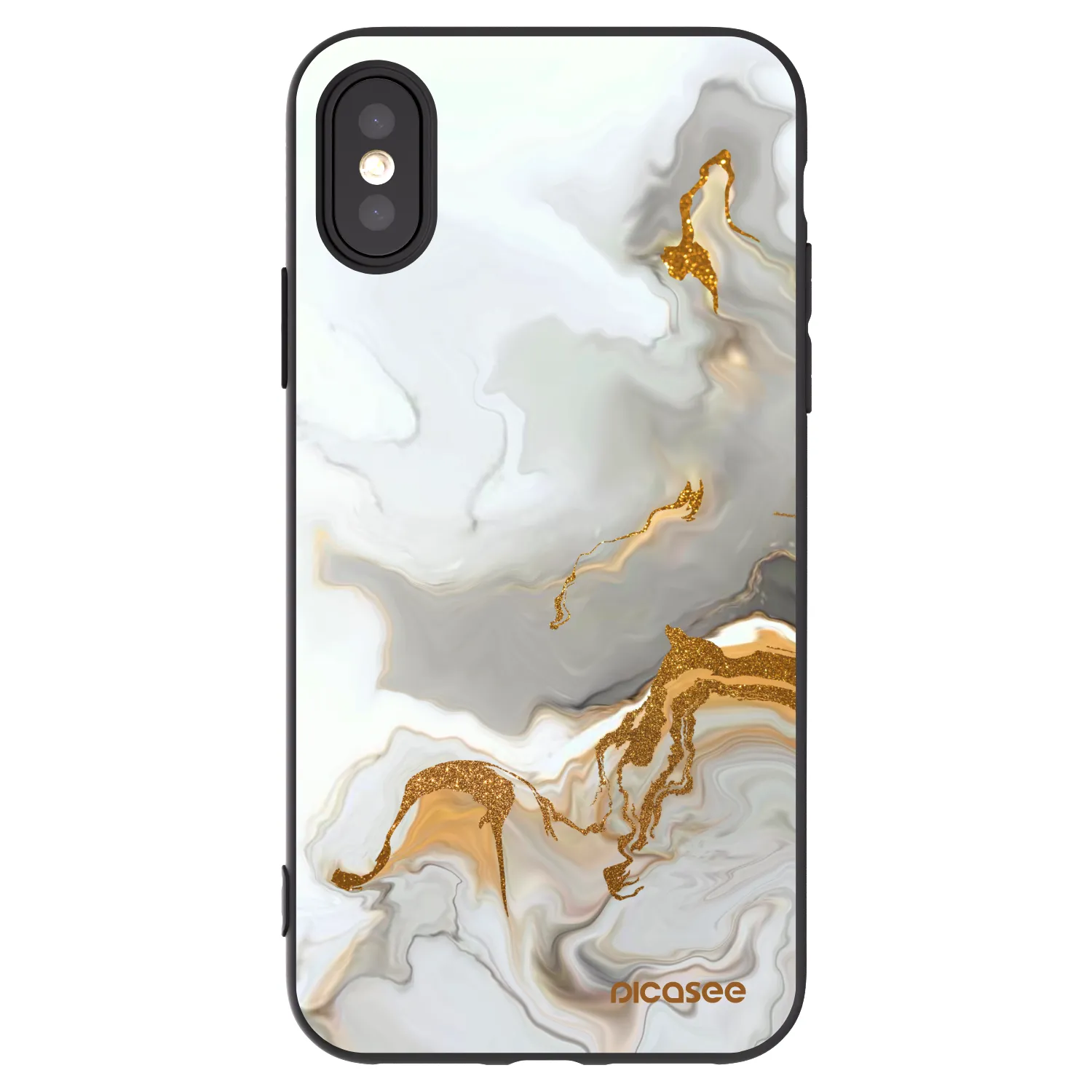 Silikónový čierny obal pre Apple iPhone X/XS - Her