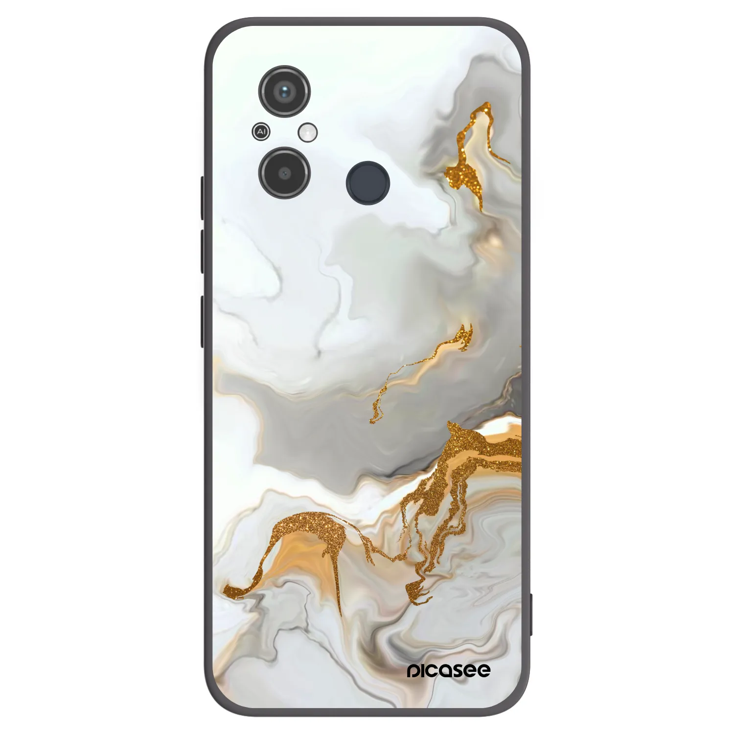 Silikónový čierny obal pre Xiaomi Redmi 12C - Her