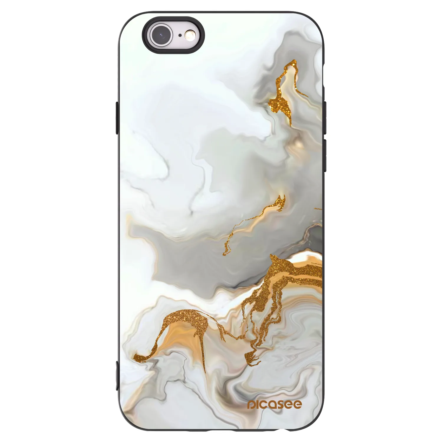 Picasee silikónový čierny obal pre Apple iPhone 6/6S - Her