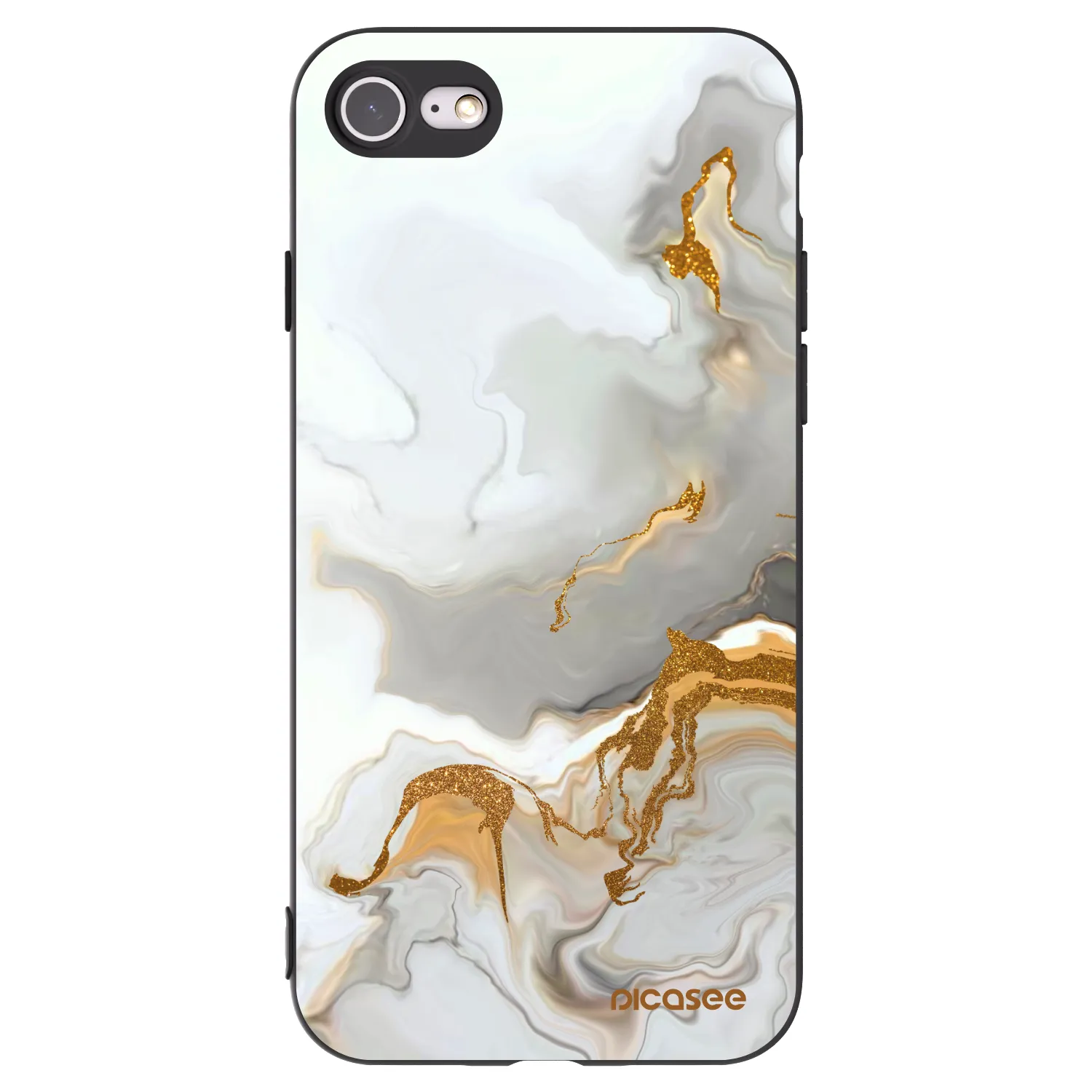 Picasee silikónový čierny obal pre Apple iPhone 7 - Her