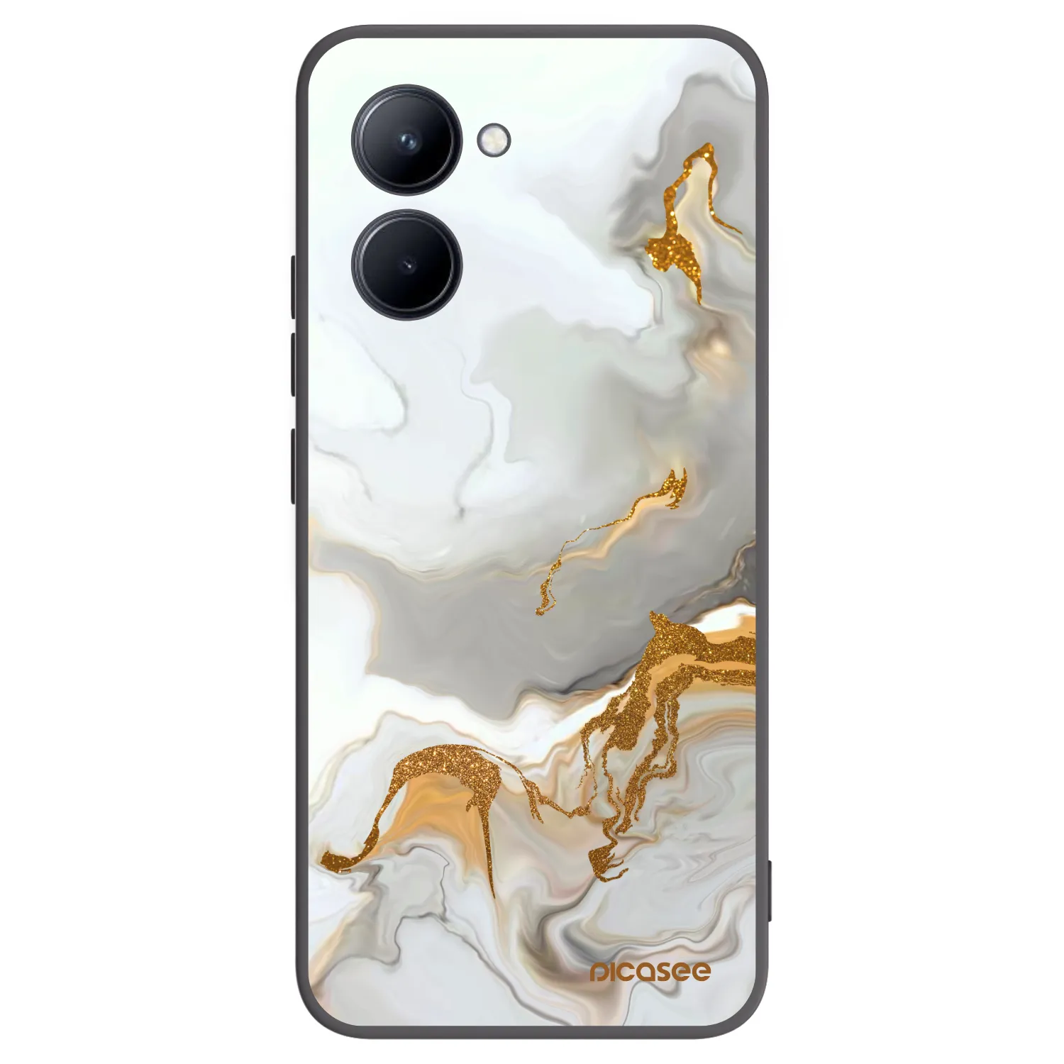 Picasee silikónový čierny obal pre Realme C33 (2023) - Her