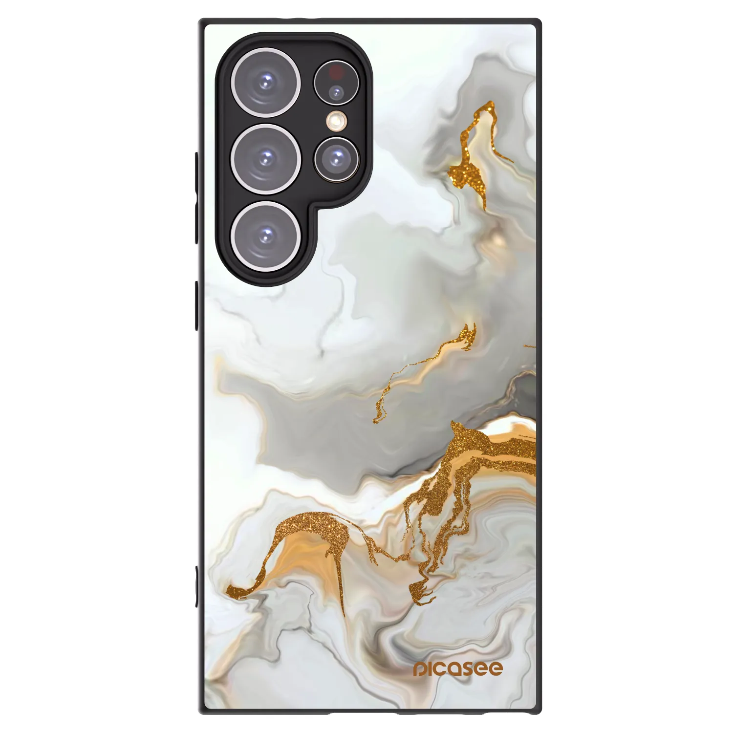 Picasee silikónový čierny obal pre Samsung Galaxy S24 Ultra S928B 5G - Her