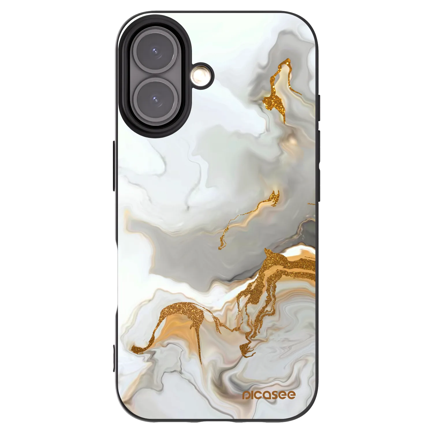 Picasee silikónový čierny obal pre Apple iPhone 16 - Her