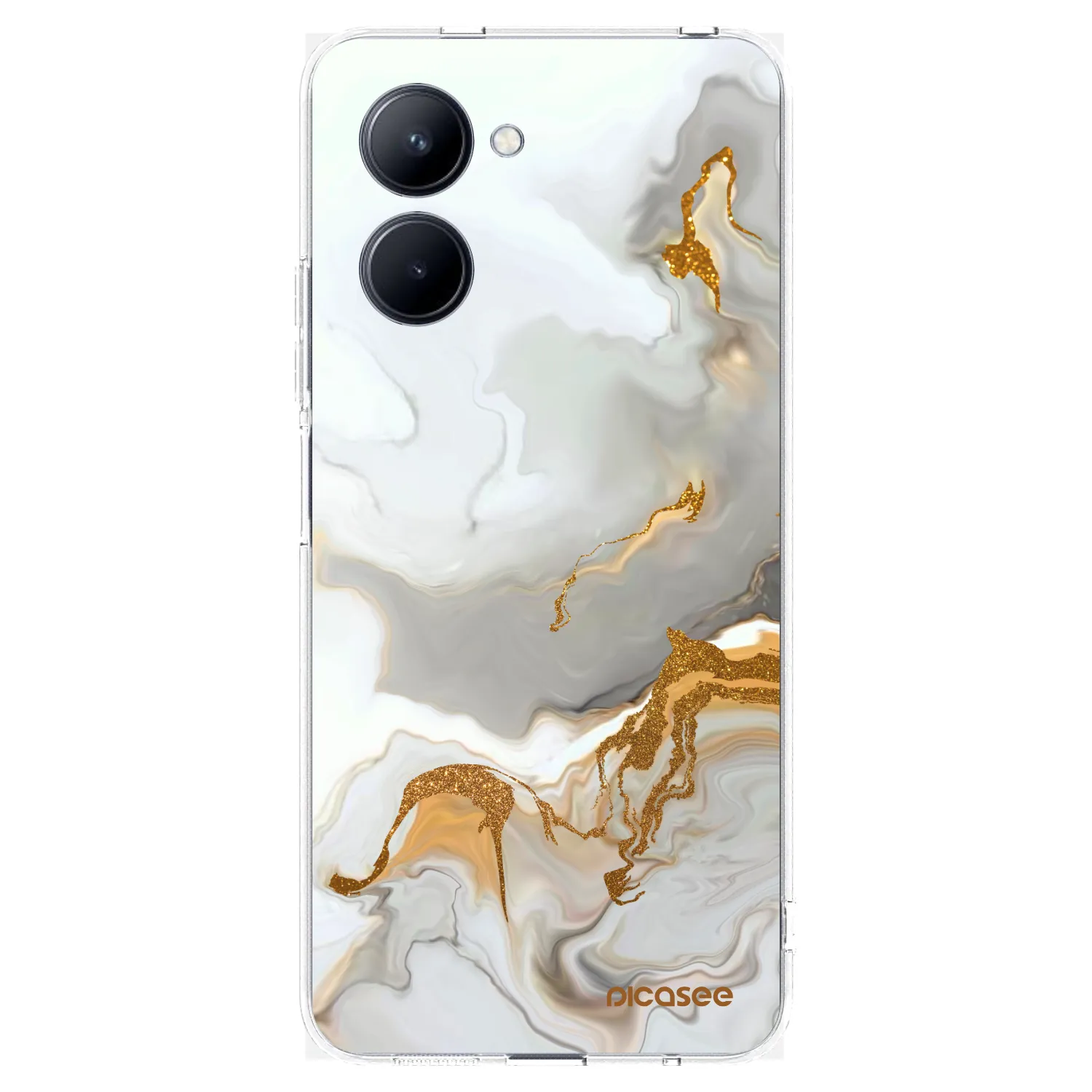 Picasee silikónový prehľadný obal pre Realme C33 (2023) - Her