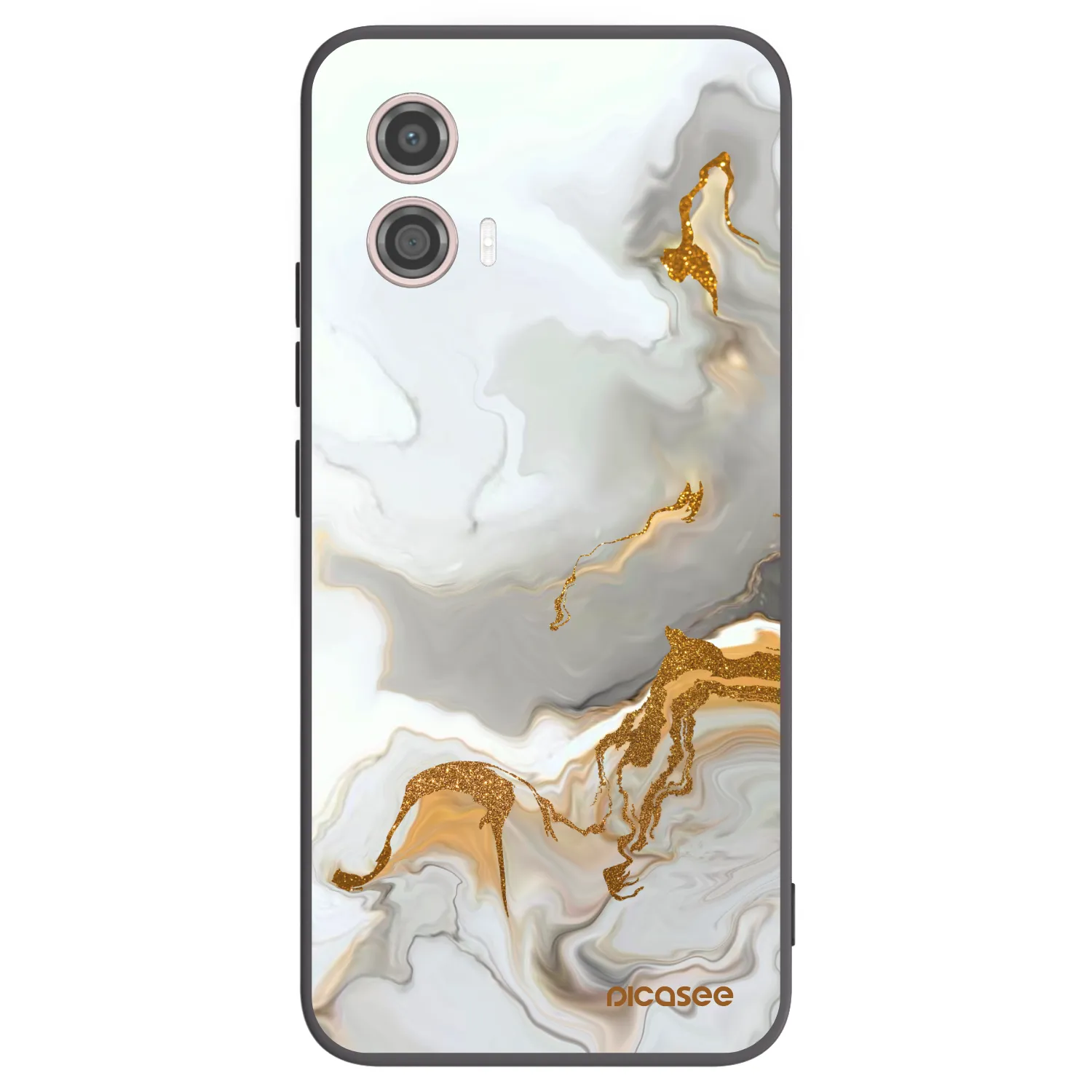 Picasee silikónový čierny obal pre Motorola Moto G53 5G - Her