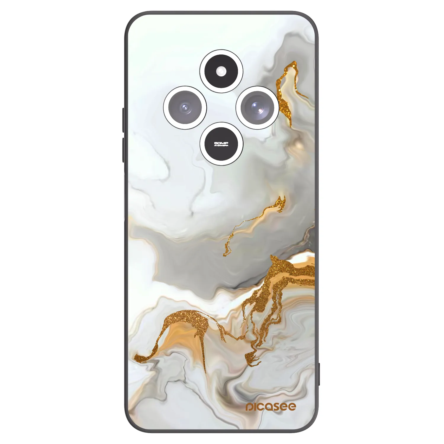 Picasee silikónový čierny obal pre Xiaomi Redmi 14C - Her