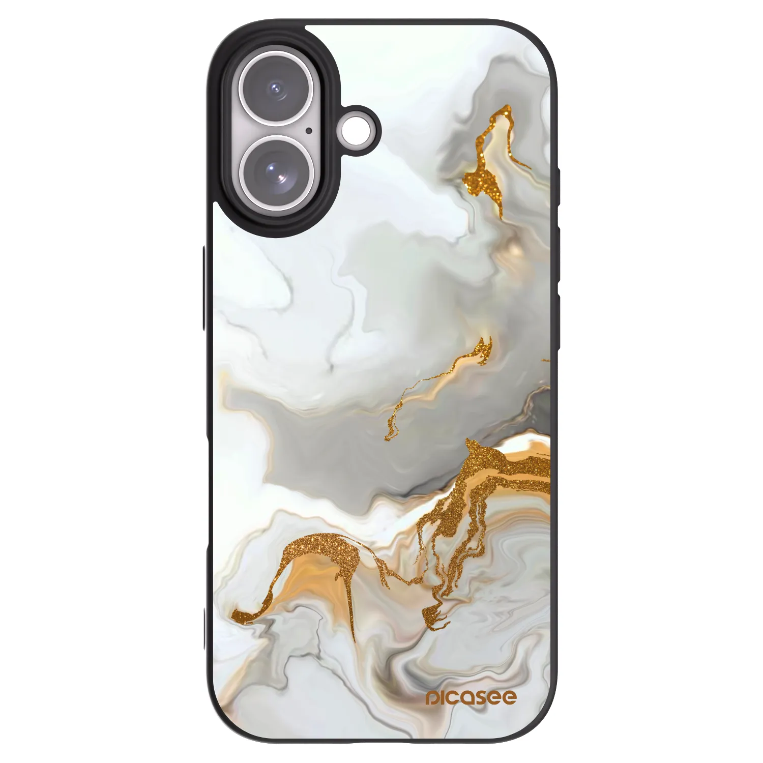 Picasee silikónový čierny obal pre Apple iPhone 17 - Her