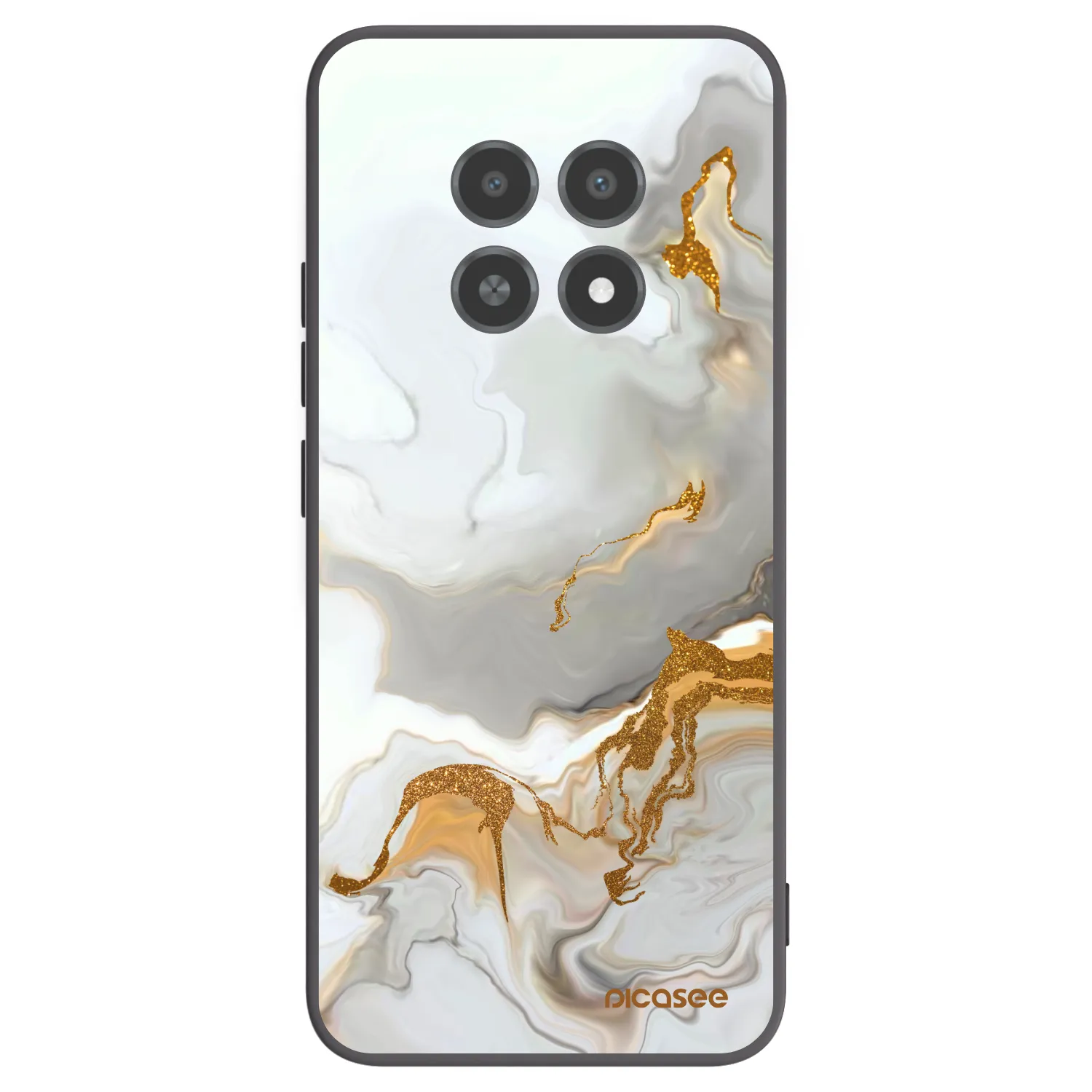 Picasee silikónový čierny obal pre Realme 12X - Her