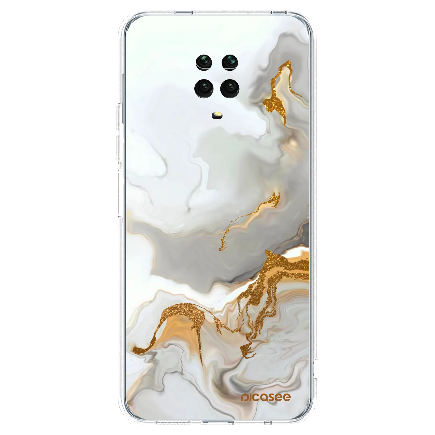 Picasee silikónový prehľadný obal pre Xiaomi Redmi Note 9 Pro - Her