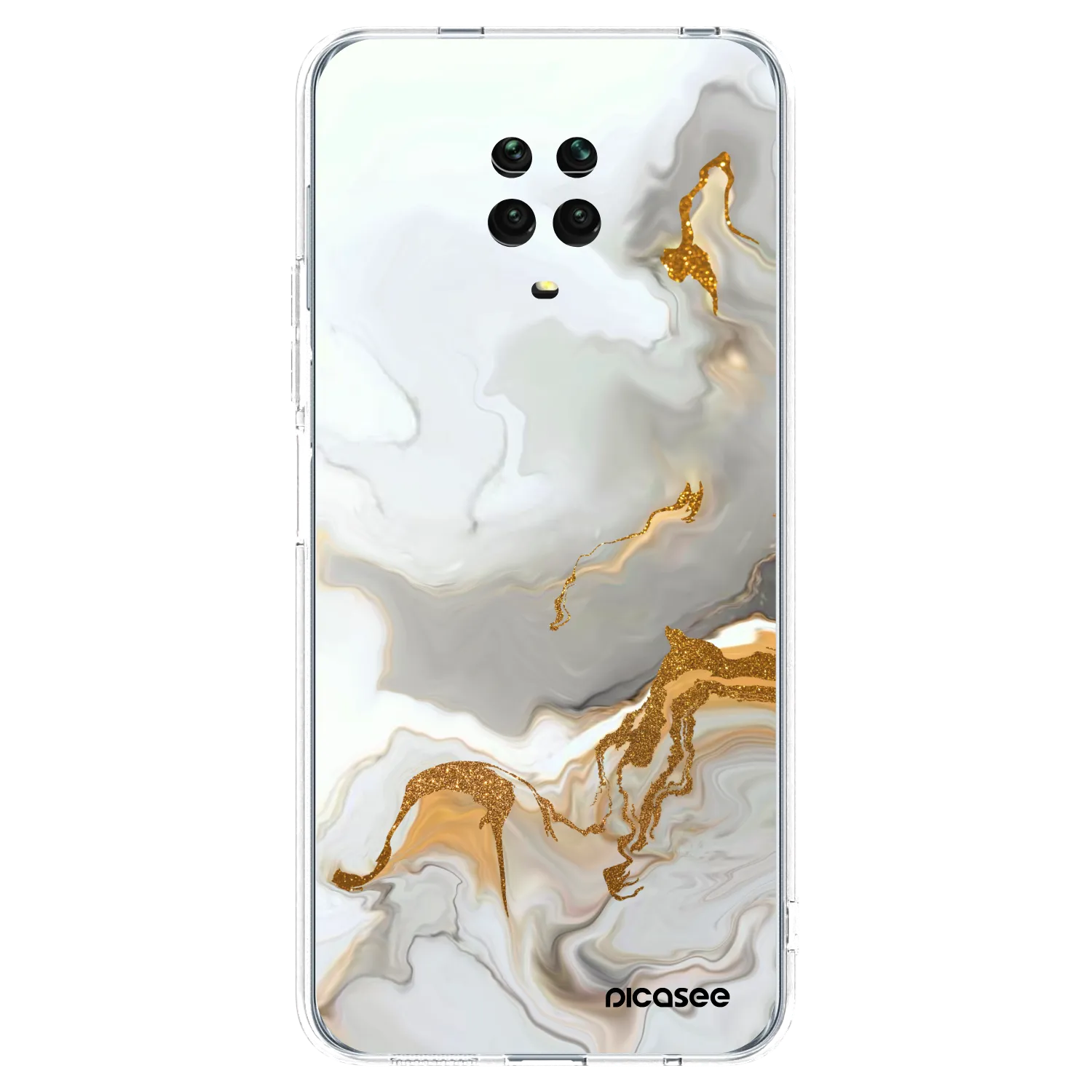Picasee silikónový prehľadný obal pre Xiaomi Redmi Note 9S - Her