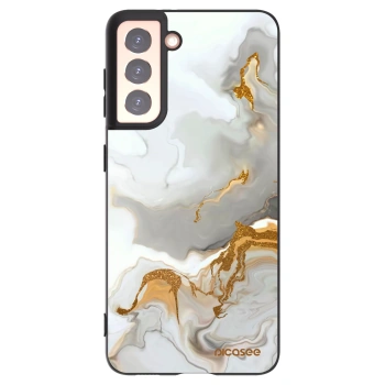 Picasee silikónový čierny obal pre Samsung Galaxy S21 5G G991B - Her