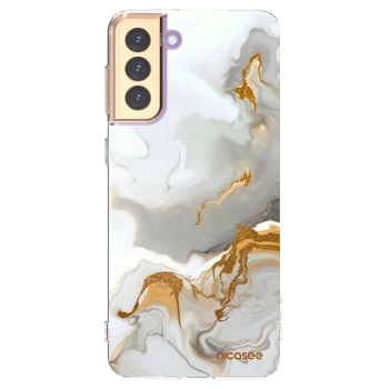 Picasee silikónový prehľadný obal pre Samsung Galaxy S21+ 5G G996F - Her
