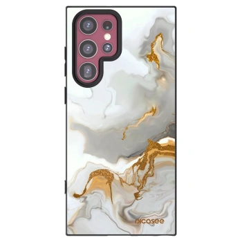 Picasee silikónový čierny obal pre Samsung Galaxy S22 Ultra 5G - Her
