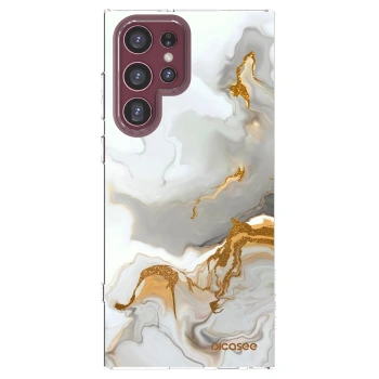 Picasee silikónový prehľadný obal pre Samsung Galaxy S22 Ultra 5G - Her