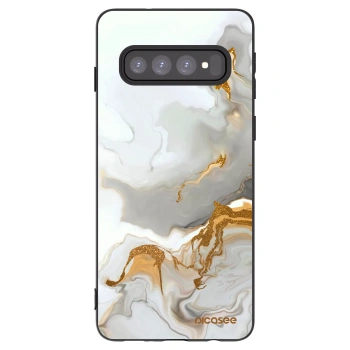 Picasee silikónový čierny obal pre Samsung Galaxy S10 G973 - Her