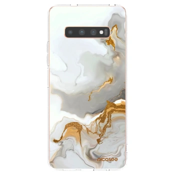 Picasee silikónový prehľadný obal pre Samsung Galaxy S10 Plus G975 - Her