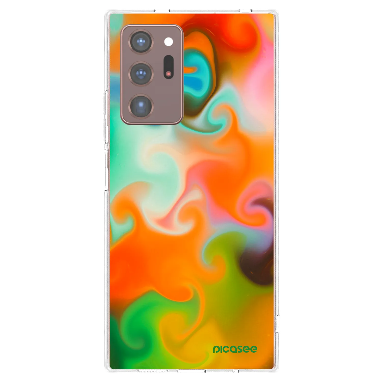 Picasee silikónový prehľadný obal pre Samsung Galaxy Note 20 Ultra - Juice