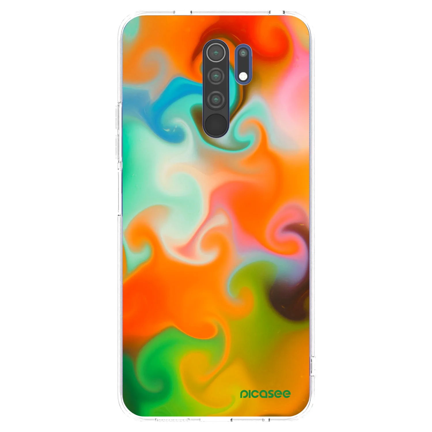 Picasee silikónový prehľadný obal pre Xiaomi Redmi 9 - Juice